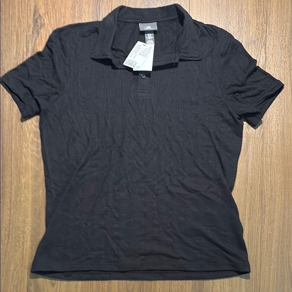 H&M Black Polo Shirt Classic Style